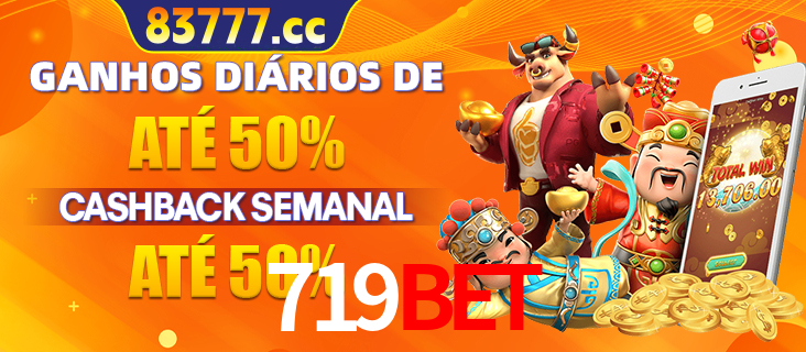 Anúncio de um membro ganhador do cassino 719BET que ganhou R$2.193.486,00 jogando o slot PG Fortune Tiger, com os mascotes do jogo comemorando o prêmio.
