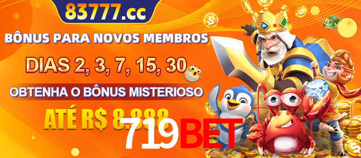 Anúncio dos benefícios para Membro VIP Sênior na plataforma 719BET, incluindo bônus promocionais, semanais e mensais, ilustrado com o personagem Fortune Tiger.